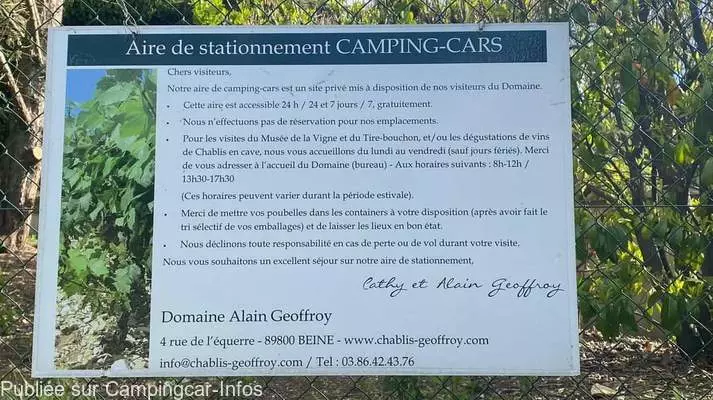 aire camping aire beine domaine alain geoffroy