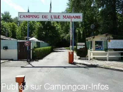aire camping aire camping ile madame